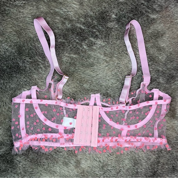 Moxy Pink Sweetheart Lingerie Bra - Picture 5 of 6